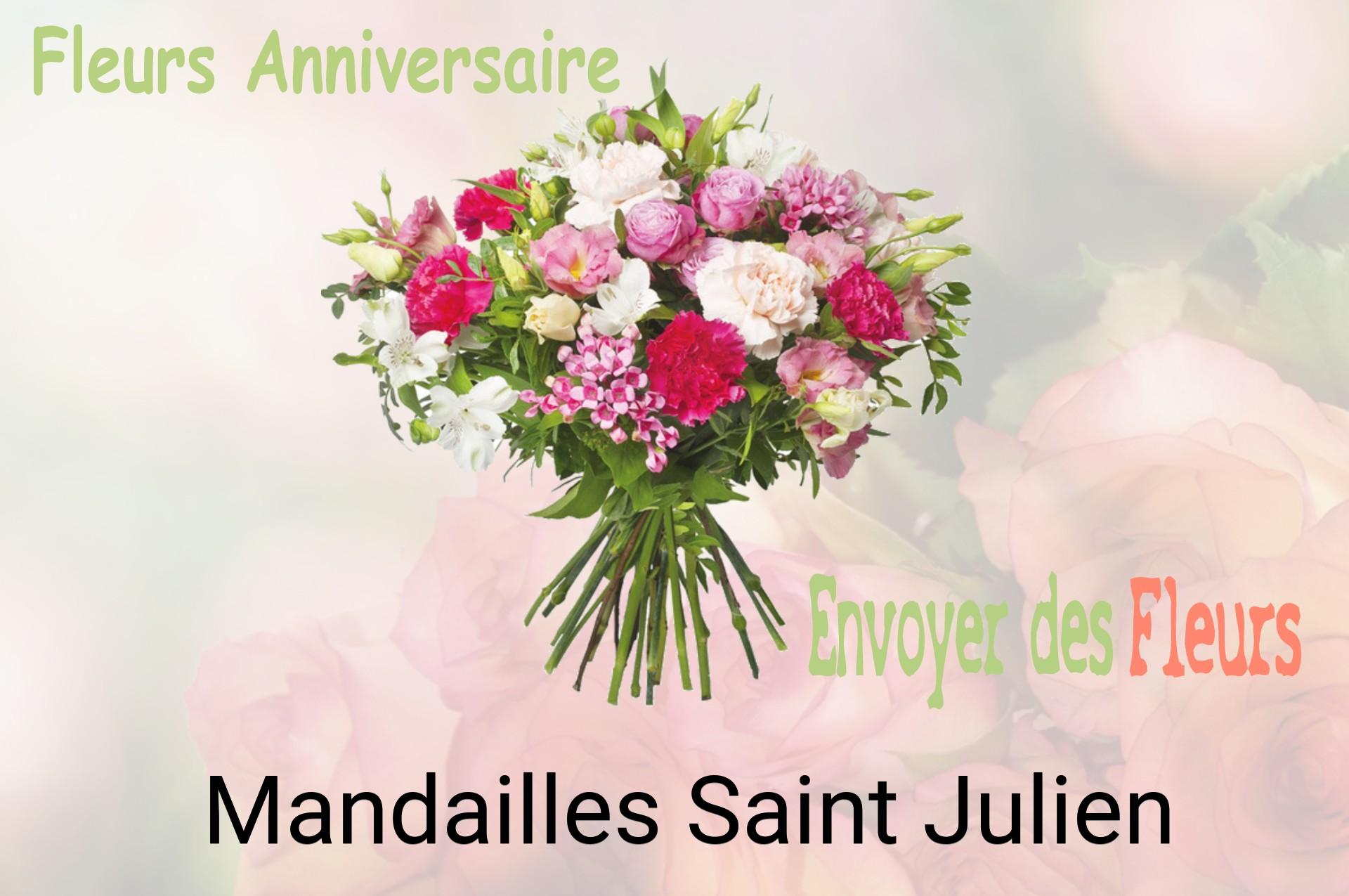 Bouquet de fleurs d’anniversaire livré à Mandailles-Saint-Julien